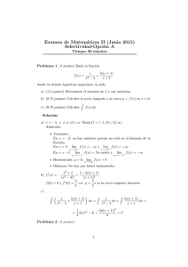 Junio 2015 - Matemáticas con Derive
