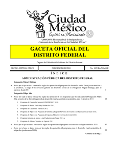 gaceta oficial del distrito federal