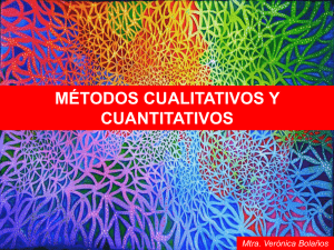 métodos cualitativos y cuantitativos