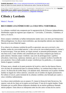 Cifosis y Lordosis