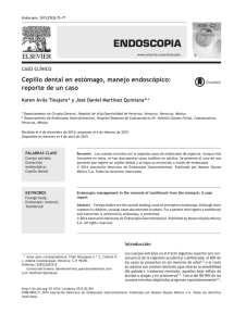Caso clínico 1 - Asociación Mexicana de Endoscopia Gastrointestinal
