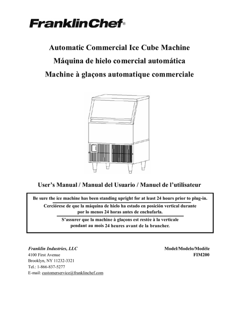 Automatic Commercial Ice Cube Machine M quina De Hielo