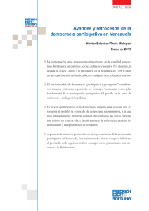 Avances y retrocesos de la democracia participativa en Venezuela