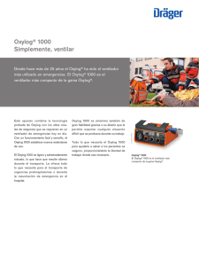 Oxylog® 1000 Simplemente, ventilar