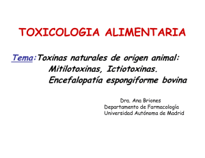 Toxinas naturales de origen animal