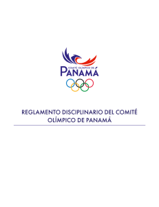 Reglamento Disciplinario - Comité Olímpico de Panamá