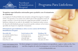 Programa Para Linfedema - Northeast Rehabilitation Hospital Network