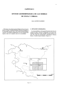 Síntesis geomorfológica de las sierras de Encia y Urbasa