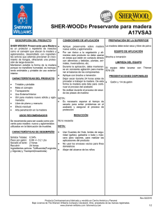 SHER-WOOD® Preservante para madera A17VSA3