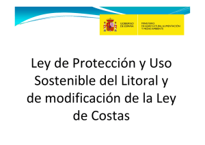 Ley de Protección y Uso Sostenible del Litoral y de modificación de