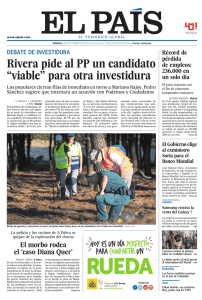 Rivera pide al PP un candidato “viable” para otra investidura