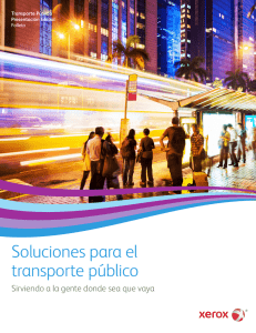Soluciones para el transporte público