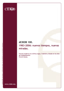 Fracaso moderno en el África negra. Tradición y Estado en