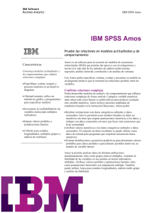 IBM SPSS Amos - PASS, antes SPSS México