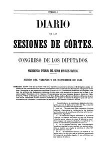 DIARIO SESIONES DE CORTES. - Congreso de los Diputados