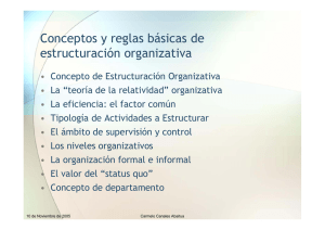 Modelos de Estructura Organizativa