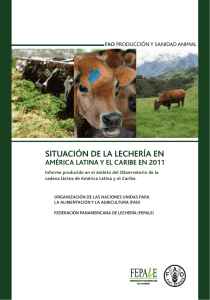 situación de la lechería en - Food and Agriculture Organization of