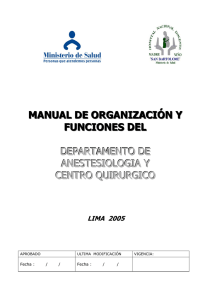 manual de organización y funciones del departamento de