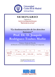 Prof. Dr. D. Joaquín Rodríguez-Toubes Muñiz