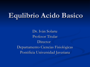 Equilibrio Acido Básico - Pontificia Universidad Javeriana