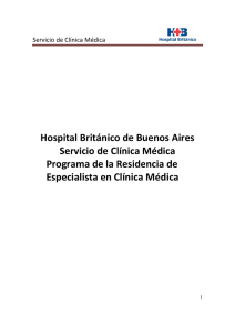 Programa residencia clínica médica