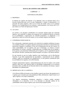 Manual de Log&iacute;stica del Ej&eacute;rcito: Apoyo y Planificaci&oacute;n Militar