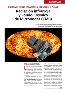 Radiación infrarroja y Fondo Cósmico de Microondas (CMB)