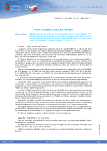 convocatoria - Boletín Oficial de Cantabria
