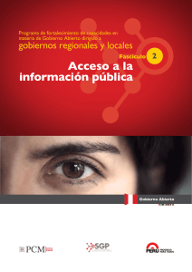 Acceso a la información pública