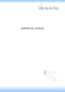 SOPAS DE LETRAS