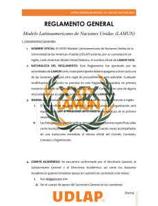 Latin american model of united nation xxix