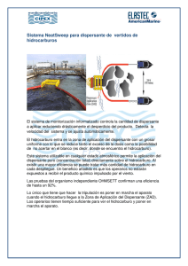 Sistema NeatSweep para dispersante de vertidos de hidrocarburos