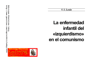 La enfermedad infantil del «izquierdismo» en el comunismo