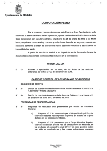 CORPORACIÓN PLENO - Ayuntamiento de Móstoles