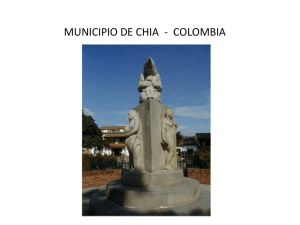 MUNICIPIO DE CHIA ‐ COLOMBIA