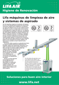 Lifa máquinas de limpieza de aire y sistemas de aspirado www.lifa