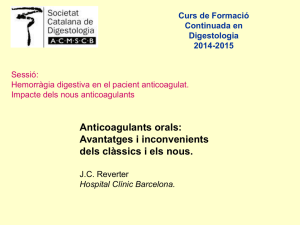 Anticoagulants orals