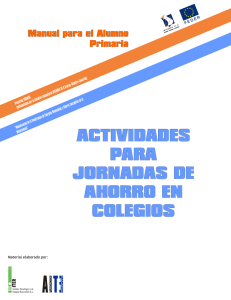 Actividades Primaria - Agencia Insular de Energía de Tenerife