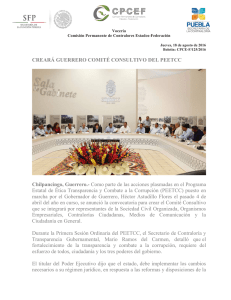 Creará Guerrero Comité Consultivo del PEETCC - CPCE-F