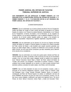 acuerdo general or06-160317-06 del tribunal superior de justicia