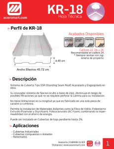 Ficha Técnica de KR-18