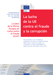La lucha de la UE contra el fraude y la corrupción