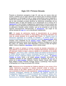 Siglo XXI: Primera Década