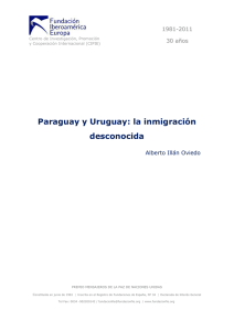 Paraguay y Uruguay: la inmigración desconocida