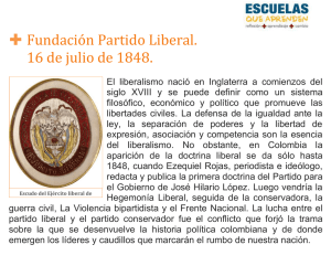 + Fundación Partido Liberal. 16 de julio de 1848.