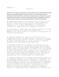 Ley de Franquicias - Capítulo 19 / Noviembre 2014