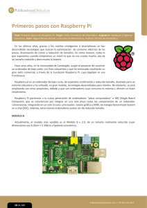 Primeros pasos con Raspberry Pi