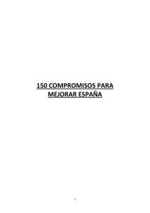 150 compromisos para mejorar España