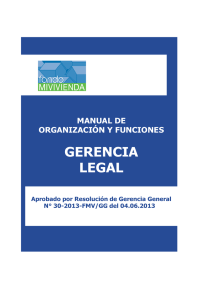 09. Manual de Organización y Funciones de la Gerencia Legal del