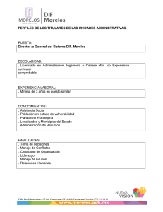 OCA 21.5 Perfiles de los titulares de las unidade administrativas